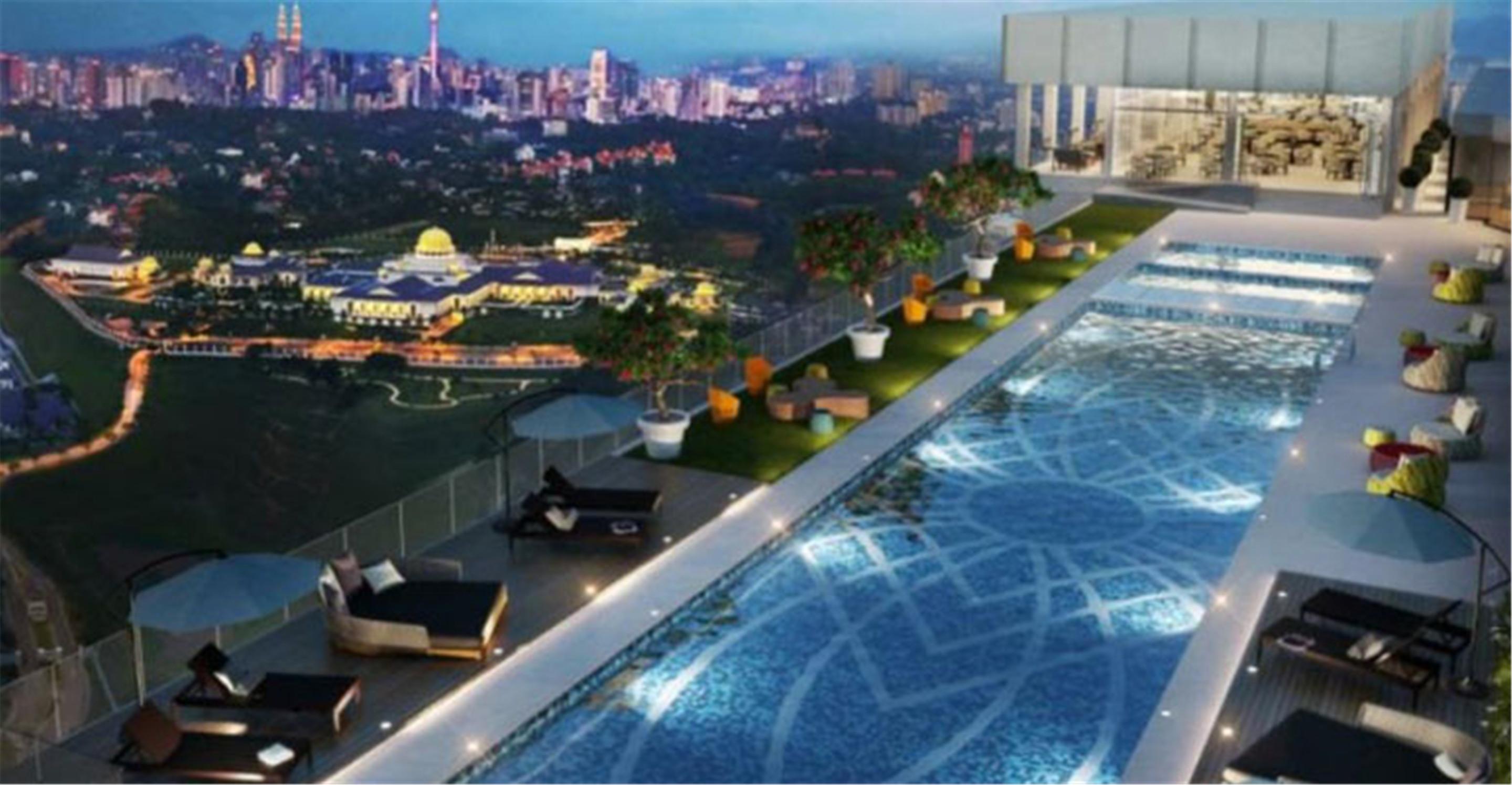 Hotel Dorsett Hartamas Kuala Lumpur Esterno foto Sky Pool