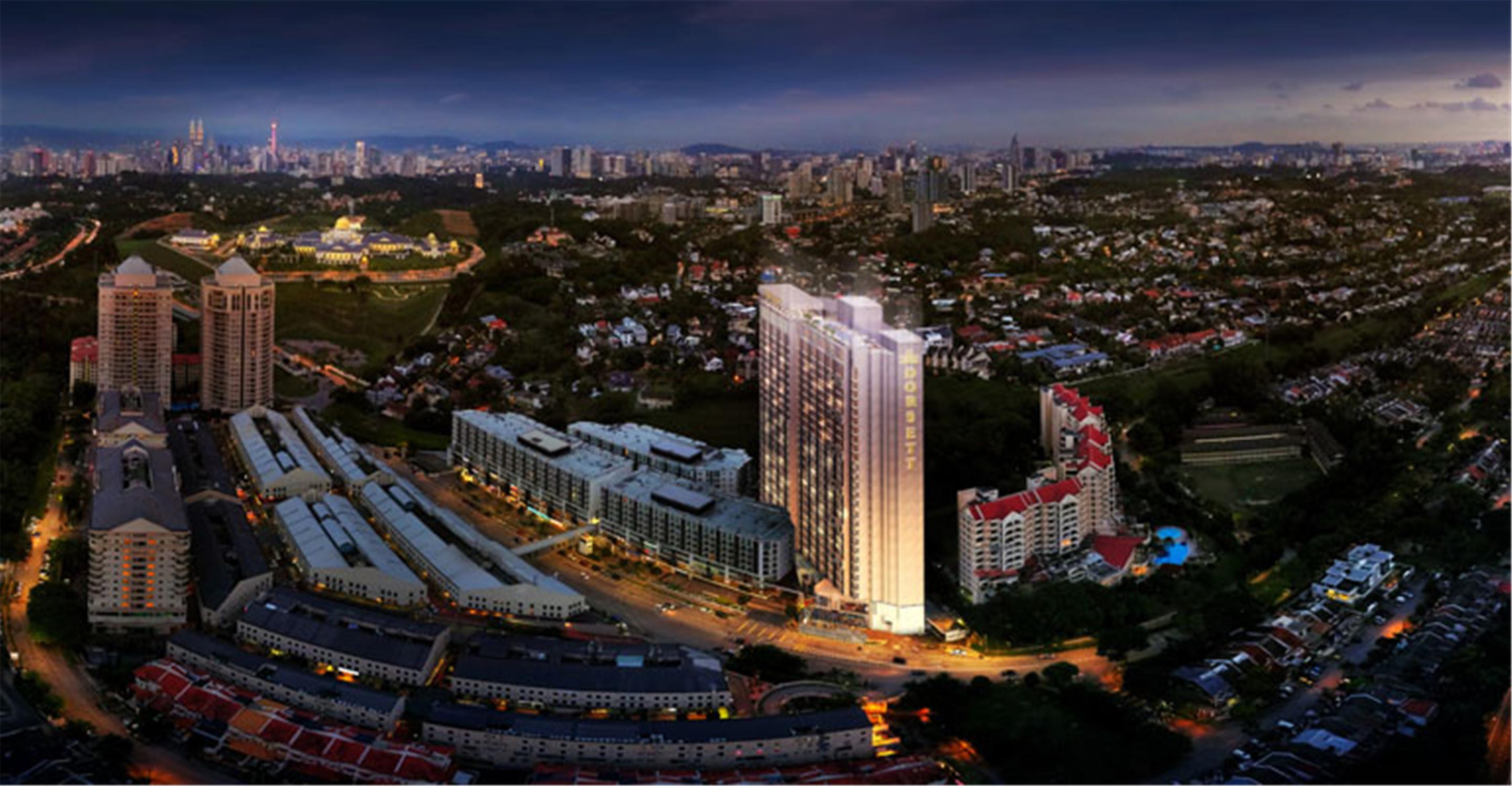 Hotel Dorsett Hartamas Kuala Lumpur Esterno foto The 101 at night