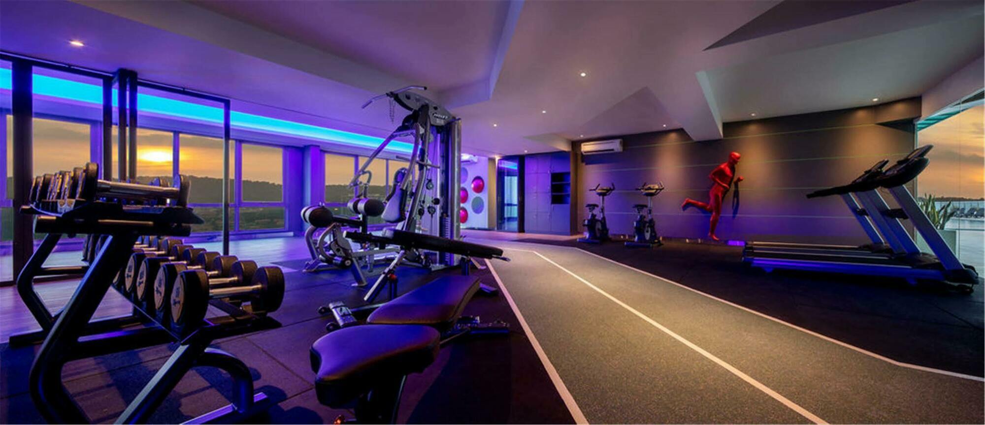Hotel Dorsett Hartamas Kuala Lumpur Esterno foto The gym at the 108 Pancrasset