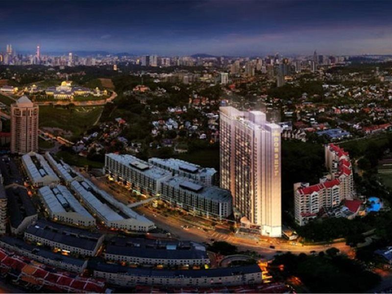 Hotel Dorsett Hartamas Kuala Lumpur Esterno foto Aerial view of the complex